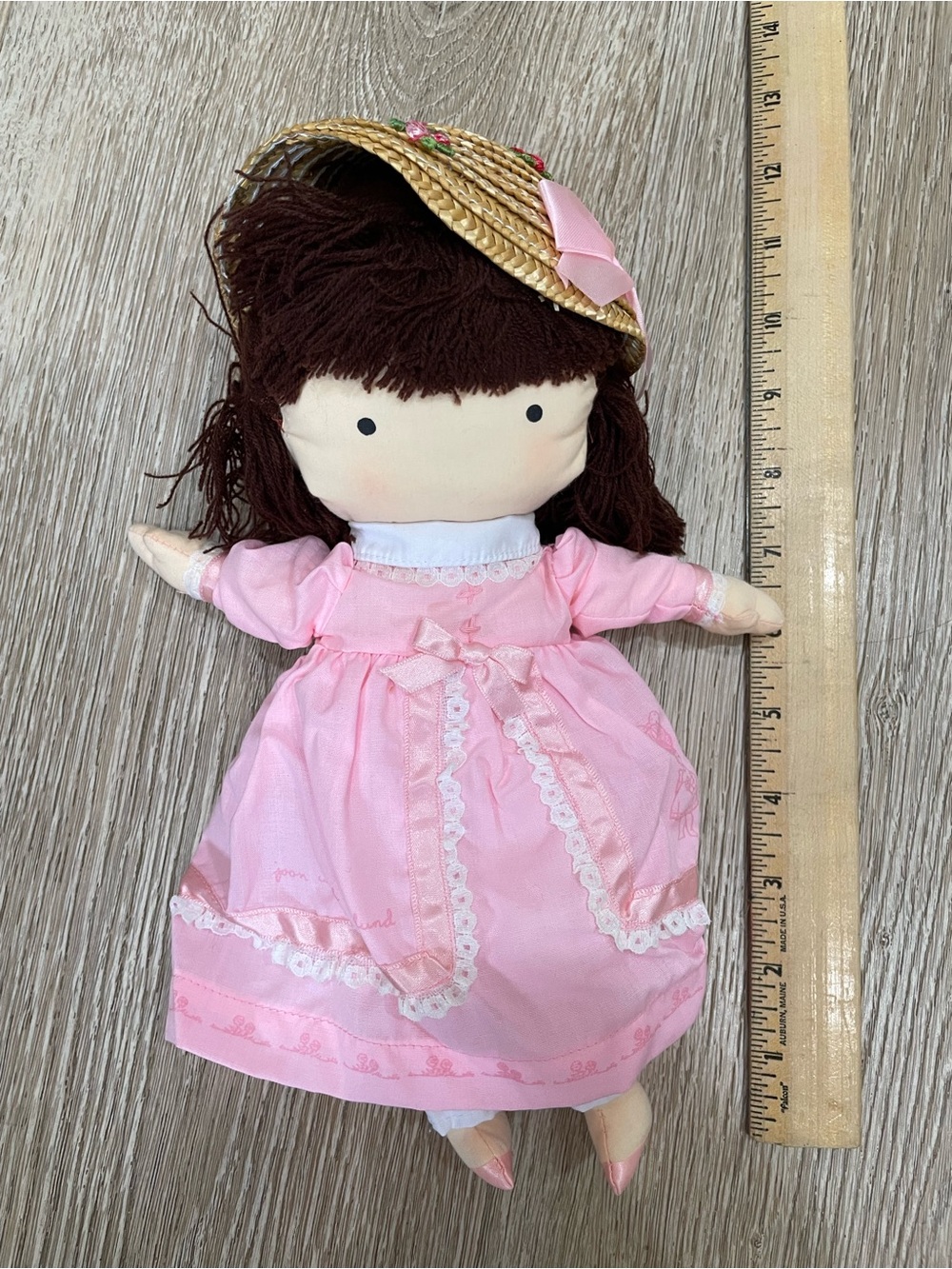 1989 Joan Walsh Anglund “Jane” Musical Doll Plays “Playmate” #35-0132